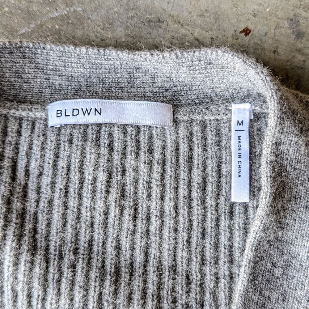 Bldwn Sparrow Cardigan In Grey Multi Wool Cashmer… - image 7